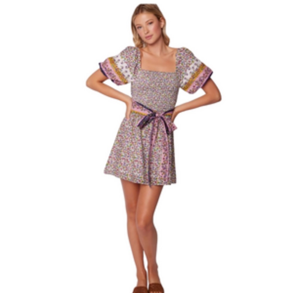 Lost + Wander Multicolor Floral Mini Dress